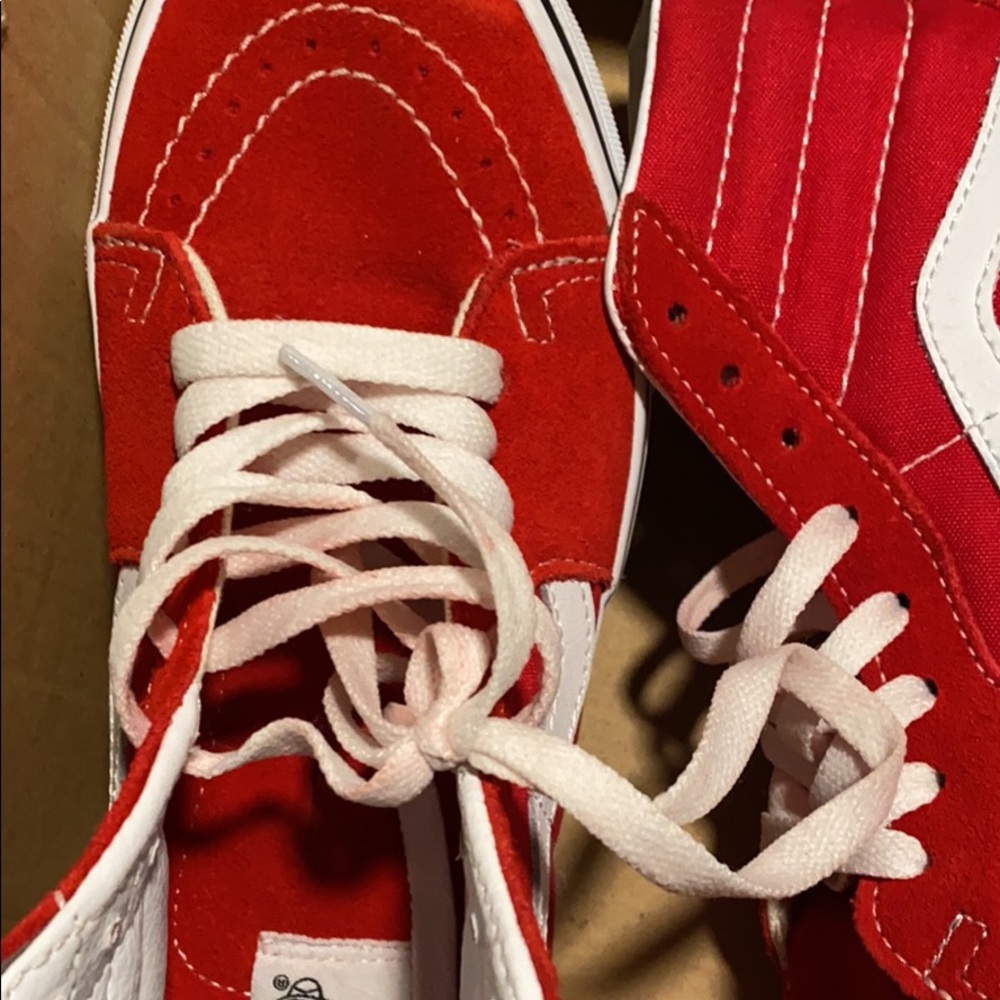 Red high tops